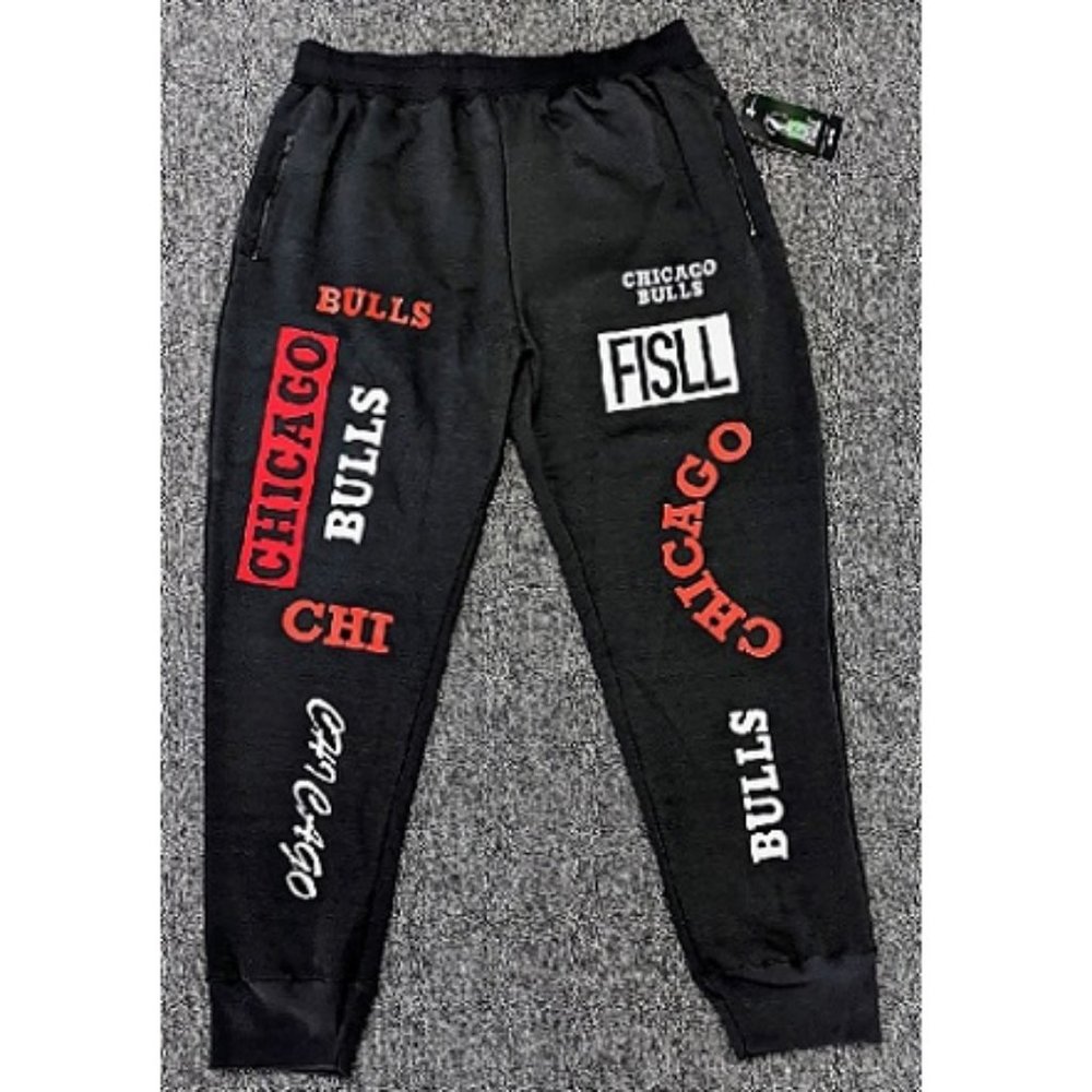 🆕 🏀CHICAGO BULLS SWEATPANTS - NBA - BY FISLL - MEN